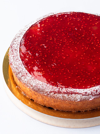 Walnut Framboise Tart